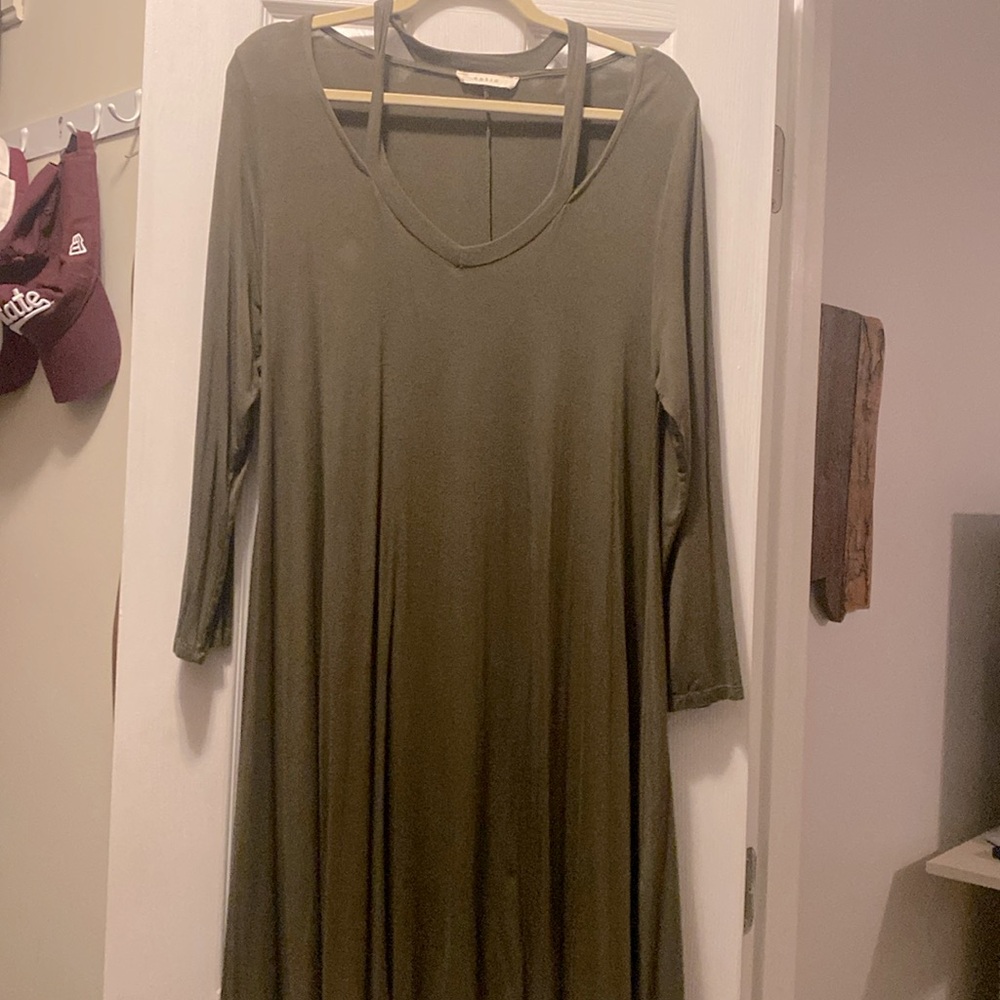 Entro long sleeve T-shirt dress